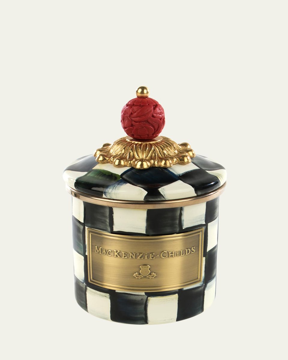 Courtly Check Mini Enamel Canister
